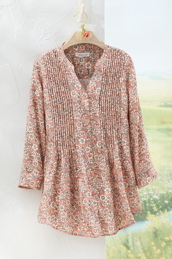 Bursts of Blooms Tunic