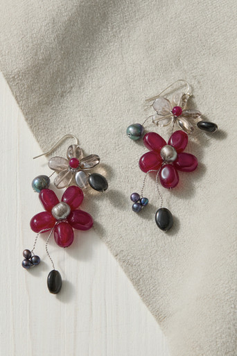 Dual Bloom Earrings