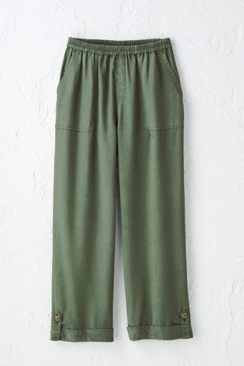 Easy TENCEL™ Cropped Pants