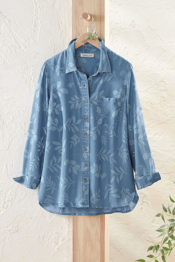 Floral TENCEL™ Big Shirt